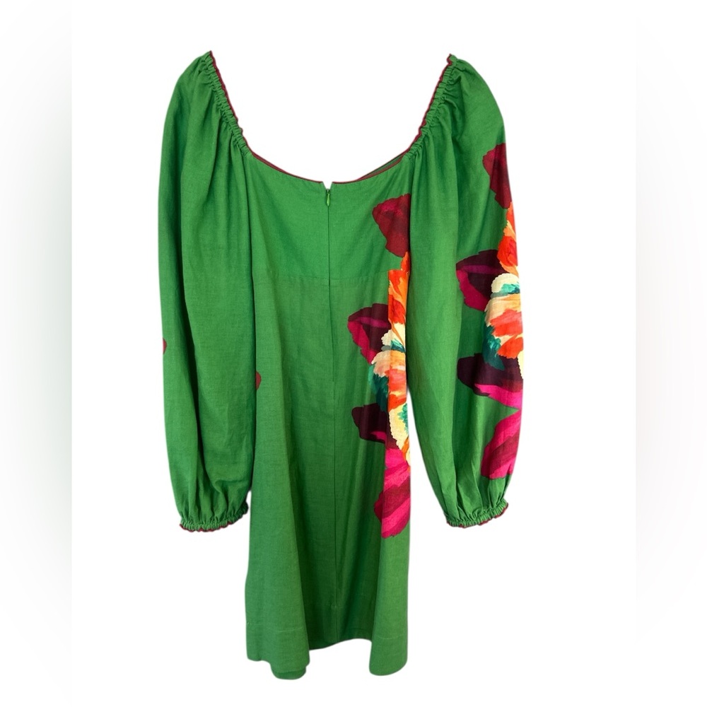 Farm Rio FARM Rio Tropicart Linen Mini Dress - Picture 10 of 12